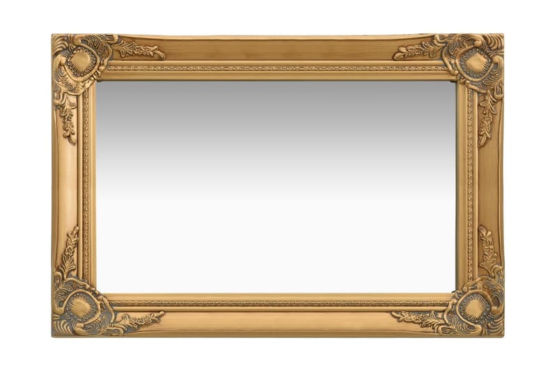 Veggspeil barokkstil 60x40 cm gull - Innredning - Speil - Veggspeil
