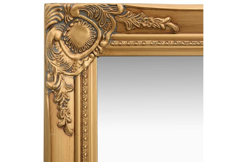 Veggspeil barokkstil 60x40 cm gull - Innredning - Speil - Veggspeil