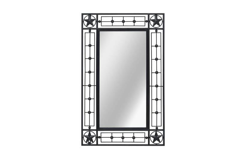 Veggspeil rektangulӕr 50x80 cm svart - Innredning - Speil - Veggspeil