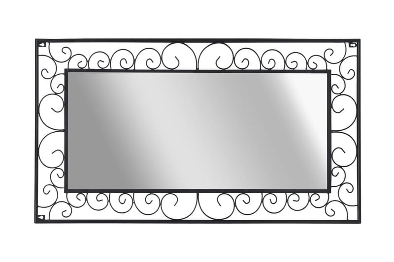 Veggspeil rektangulӕr 60x110 cm svart - Innredning - Speil - Gangspeil