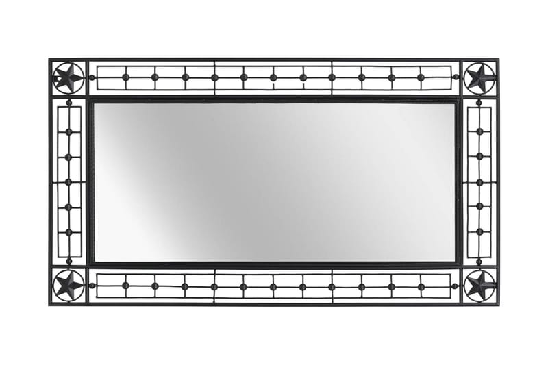 Veggspeil rektangulӕr 60x110 cm svart - Innredning - Speil - Veggspeil