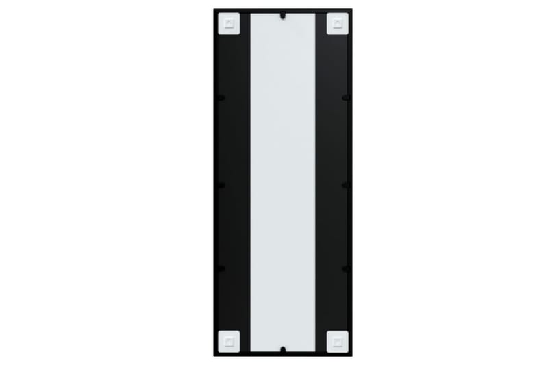 Veggspeil svart 100x40 cm metall - Svart - Innredning - Speil - Veggspeil