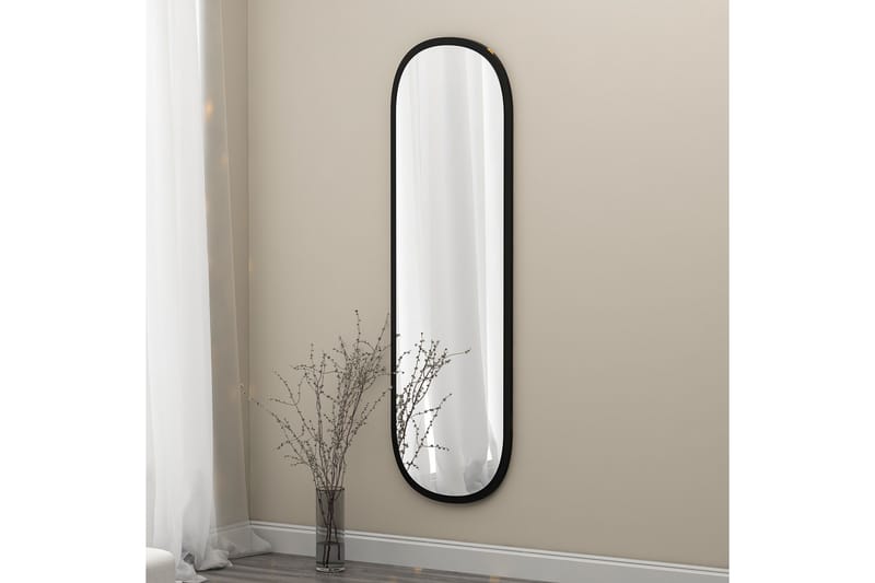 Zeos Speil 40 cm Rektangulær - Svart - Innredning - Speil - Veggspeil