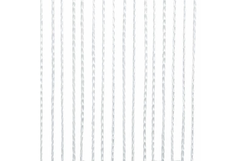 Trådgardiner 2 stk 100x250 cm hvit - Hvit - Innredning - Tekstiler - Gardiner
