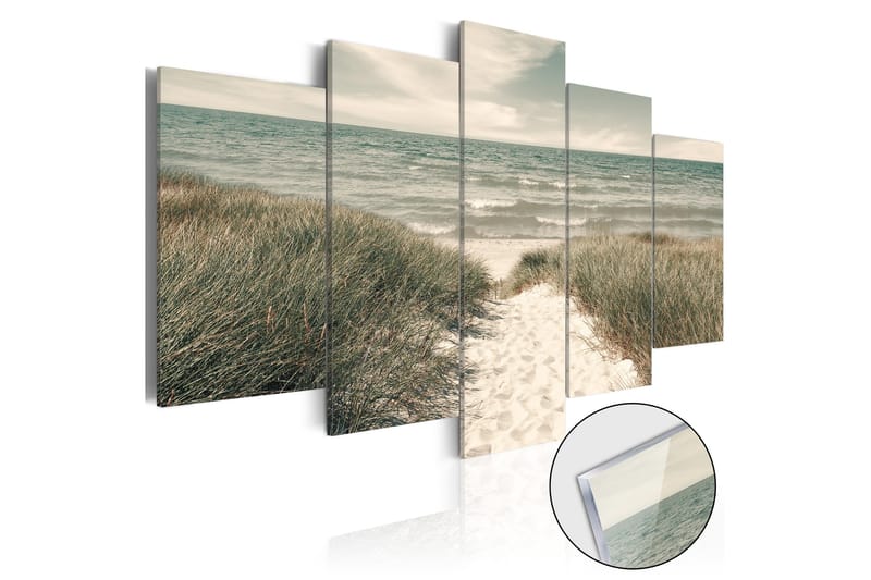 Bilde På Akryl Quiet Beach 200x100 - Finnes i flere størrelser - Innredning - Veggdekorasjon - Lerretsbilder