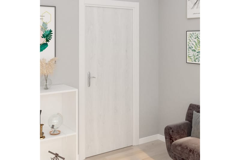 Selvklebende folie til møbler 500x90 cm PVC hvit trefarge - Hvit - Innredning - Veggdekorasjon - Dekorativ plast - Vindufolie