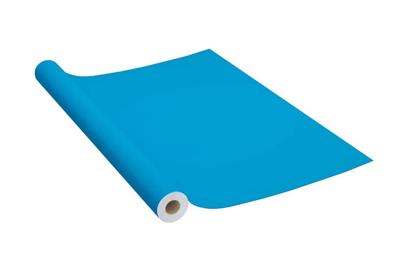 Selvklebende folie til møbler asurblå 500x90 cm PVC - Blå - Innredning - Veggdekorasjon - Dekorfolie - Vindufolie