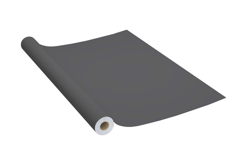 Selvklebende folie til møbler grå 500x90 cm PVC - Grå - Innredning - Veggdekorasjon - Dekorfolie - Vindufolie