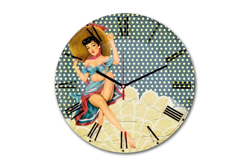 Decorative MDF Clock 30x - Innredning - Veggdekorasjon - Veggklokke