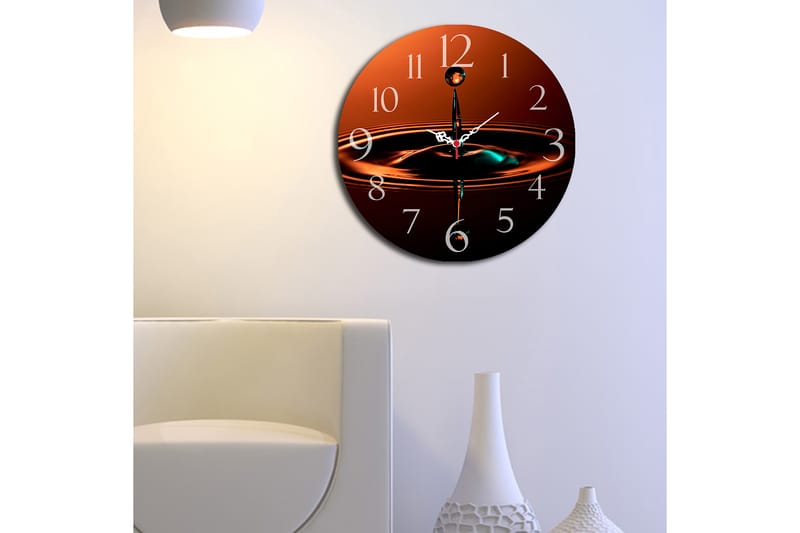 Decorative MDF Clock 40x - Innredning - Veggdekorasjon - Veggklokke