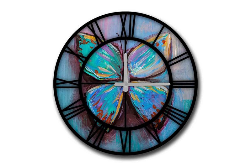 Decorative MDF Clock 50x - Innredning - Veggdekorasjon - Veggklokke