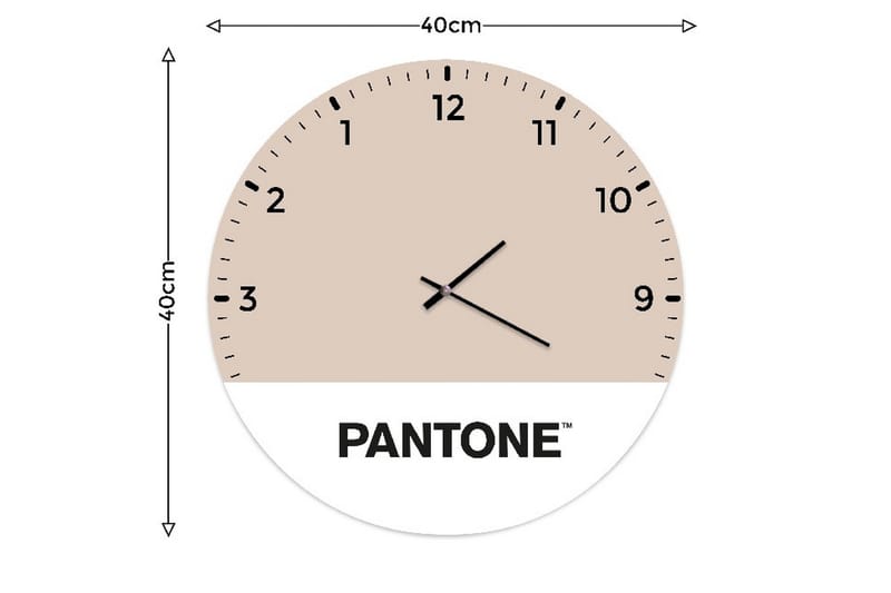 PANTONE Up side Down Klokke - Pantone By Homemania - Innredning - Veggdekorasjon - Klokker