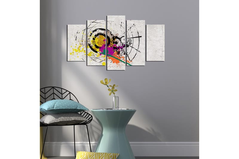 Dekorativ MDF-bilde 5 Deler - Flerfarget - Innredning - Veggdekorasjon - Lerretsbilder