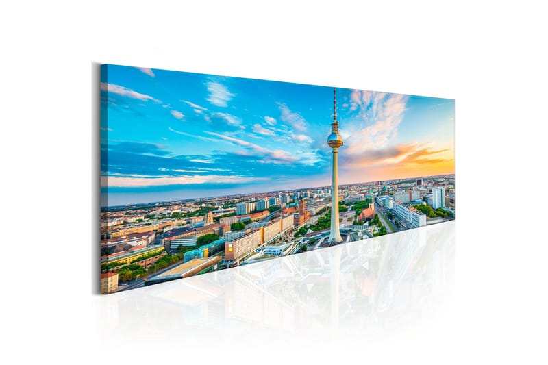 Tavle Berliner Fernsehturm, Germany 150X50 - Finnes i flere størrelser - Innredning - Veggdekorasjon - Lerretsbilder