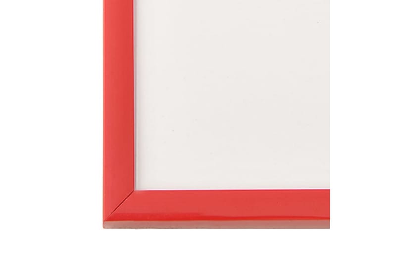 Fotorammekollasje for vegg eller bord 5 stk 50x60 cm rød MDF - Rød - Innredning - Veggdekorasjon - Rammer - Collageramme