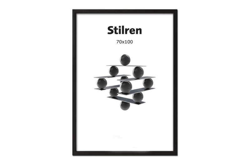 Ramme Stilren Svart - 70x100cm - Innredning - Veggdekorasjon