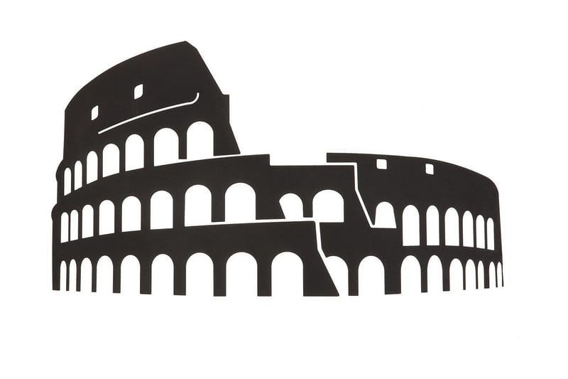 Colosseum Veggdekorasjon - Homemania - Innredning - Veggdekorasjon - Skilt - Metallskilt