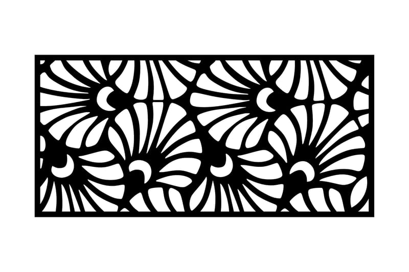Decorative Panel 7 Veggdekor - Svart - Innredning - Veggdekorasjon - Skilt - Metallskilt