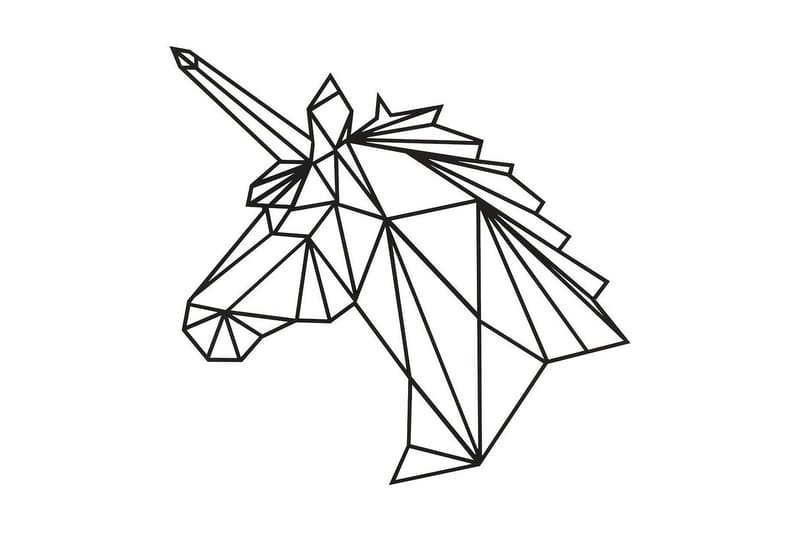 Unicorn Veggdekorasjon - Homemania - Innredning - Veggdekorasjon - Skilt - Metallskilt