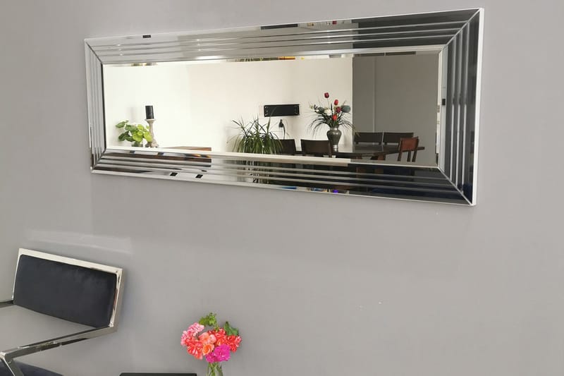 Prajit Dekorasjonsspeil 120 cm - Sølv - Innredning - Veggdekorasjon - Speil