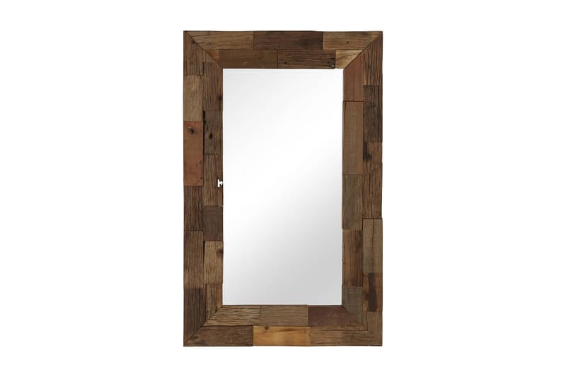 Speil gjenvunnet heltre 50x80 cm - Innredning - Veggdekorasjon - Speil