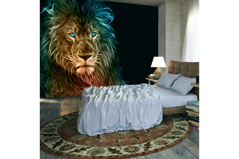 Fototapet Abstract Lion 350x245 - Finnes i flere størrelser - Innredning - Veggdekorasjon - Tapeter - Fototapeter