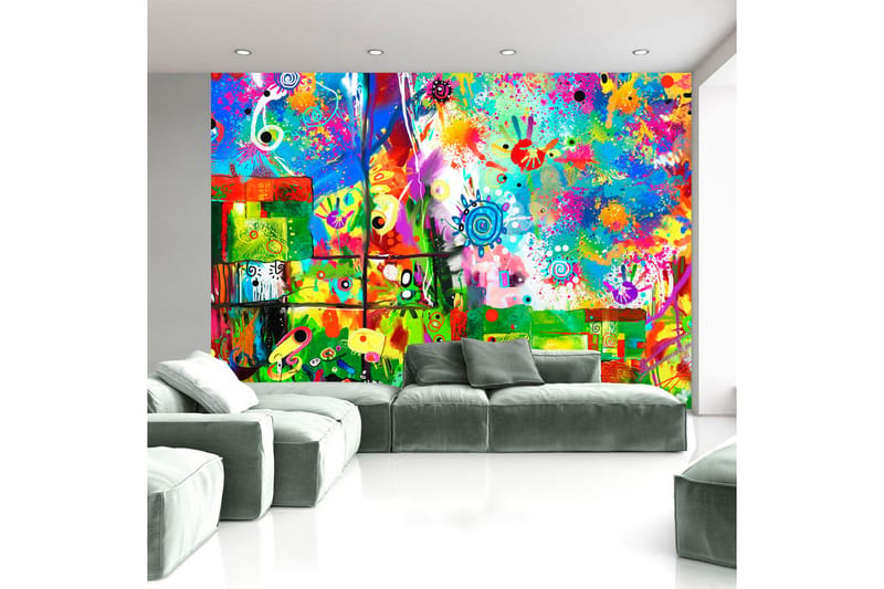 Fototapet Colorful Fantasies 300x210 - Artgeist sp. z o. o. - Innredning - Veggdekorasjon - Tapeter - Fototapeter