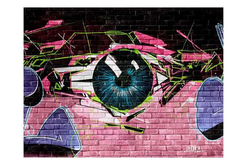 Fototapet Eye Graffiti 300x231 - Artgeist sp. z o. o. - Innredning - Veggdekorasjon - Tapeter - Fototapeter