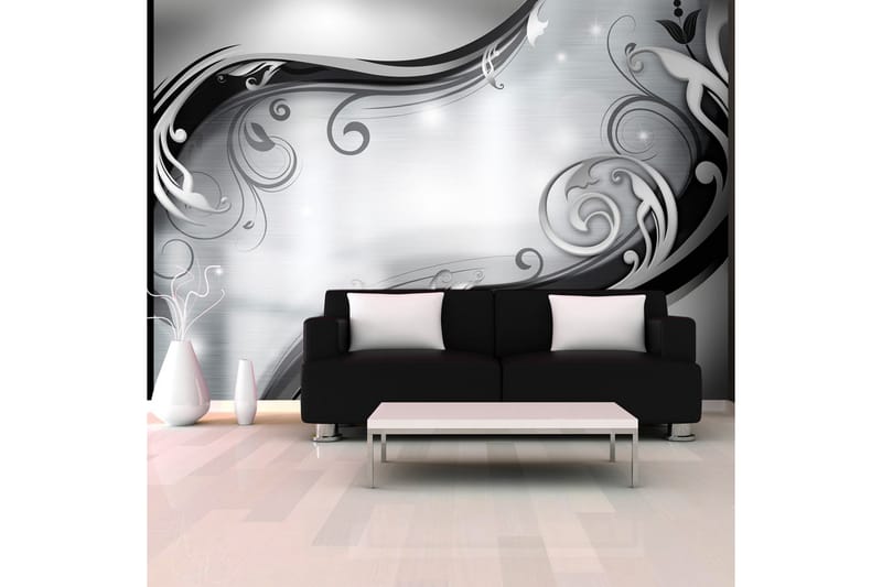 Fototapet Grey Wall 300x210 - Artgeist sp. z o. o. - Innredning - Veggdekorasjon - Tapeter - Fototapeter