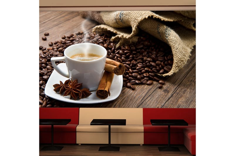 Fototapet Star Anise Coffee 450x270 - Artgeist sp. z o. o. - Innredning - Veggdekorasjon - Tapeter - Fototapeter