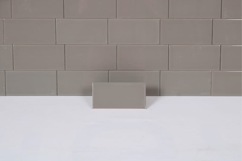 Veggflis Plan Grey 7,5x15 - Veggfliser & gulvfliser - Veggfliser - Ensfargede veggfliser