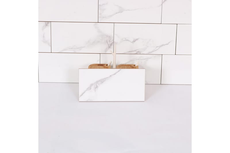 Veggflis Carrara Liso 10x20 - Veggfliser & gulvfliser - Veggfliser - Mønstrede veggfliser