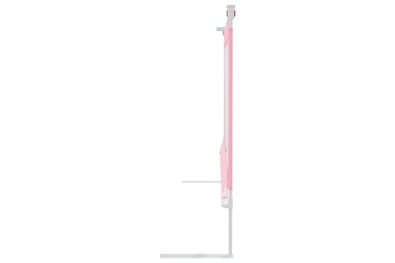 Sengehest småbarn rosa 100x25 cm stoff - Rosa - Møbler - Barnemøbler - Barneseng & Juniorseng - Sengehest