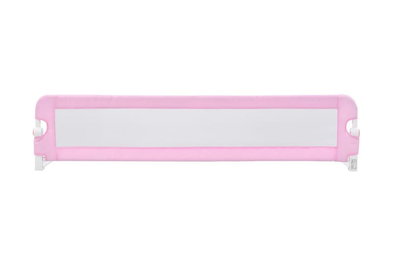 Sengehest småbarn rosa 180x42 cm polyester - Møbler - Barnemøbler - Barneseng & Juniorseng - Sengehest