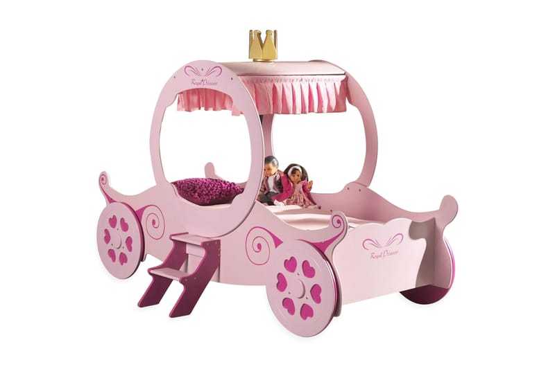 Toycaz Bilseng - Rosa - Møbler - Senger - Komplett sengepakke