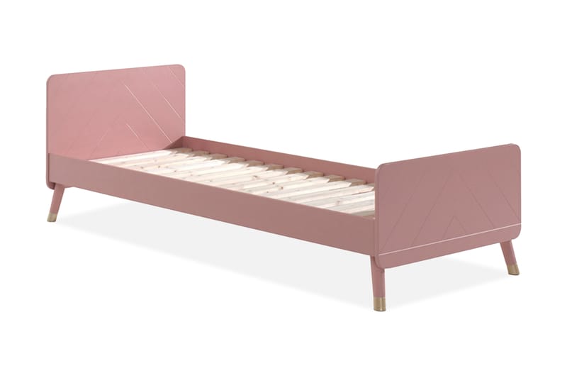 Vessinge seng 90x200 cm - Rosa - Møbler - Barnemøbler - Barneseng & Juniorseng