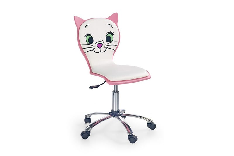 Kitty Skrivebordstol - Rosa/Hvit - Møbler - Barnemøbler - Barnestol - Skrivebordstol barn