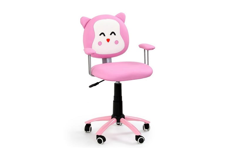 Kitty Skrivebordstol - Rosa/Svart - Møbler - Barnemøbler - Barnestol - Sittesekk & sittepuff barn