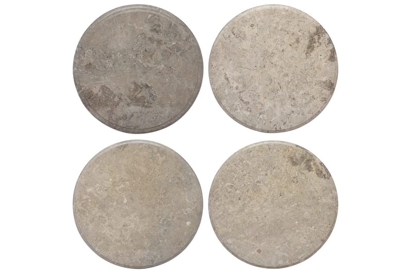Bordplate grå Ø50x2,5 cm marmor - Grå - Møbler - Bord - Bordtilbehør - Bordplate