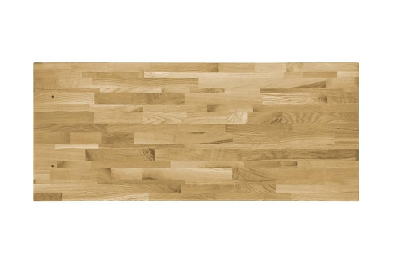 Bordplate heltre eik rektangulӕrt 44 mm 120x60 cm - Møbler - Bord - Bordtilbehør - Bordplate