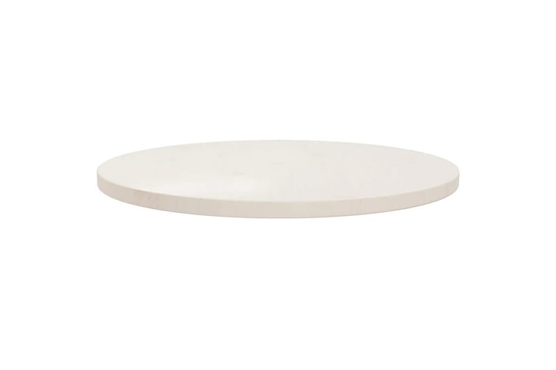 Bordplate hvit 60x2,5 cm heltre furu - Hvit - Møbler - Bord - Bordtilbehør - Bordplate