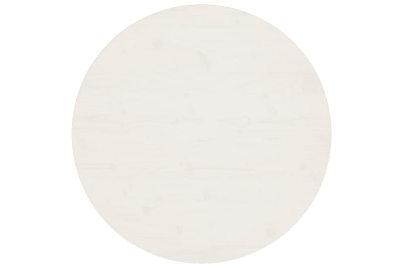 Bordplate hvit 80x2,5 cm heltre furu - Hvit - Møbler - Bord - Bordtilbehør - Bordplate