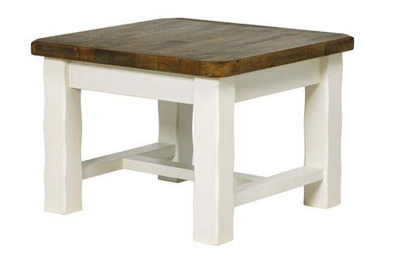 Carita Sidebord - Hvit/Grå - Møbler - Bord - Konsollbord & avlastningsbord - Brettbord og småbord