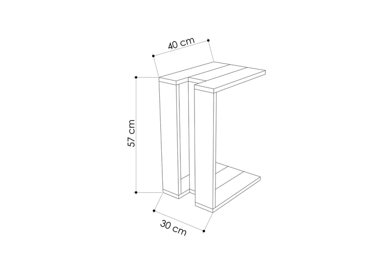 Decorta Skjenk - Møbler - Bord - Konsollbord & avlastningsbord - Brettbord og småbord