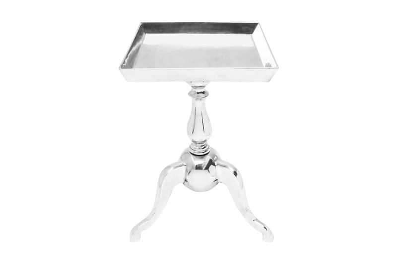 Firkantede Sidebord Aluminum Sølv - Sølv - Hagemøbler - Hagebord - Sidebord