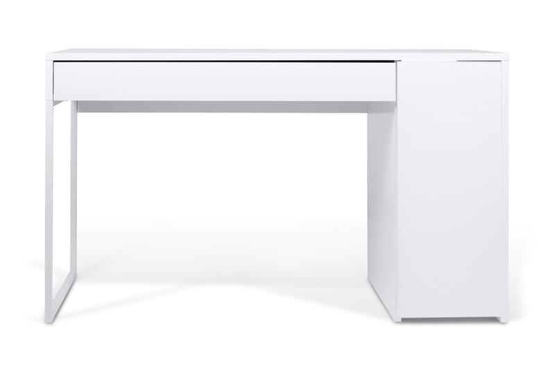 Jirsna Skrivebord 130 cm - Hvit - Møbler - Bord - Avlastningsbord - Lampebord & sidebord