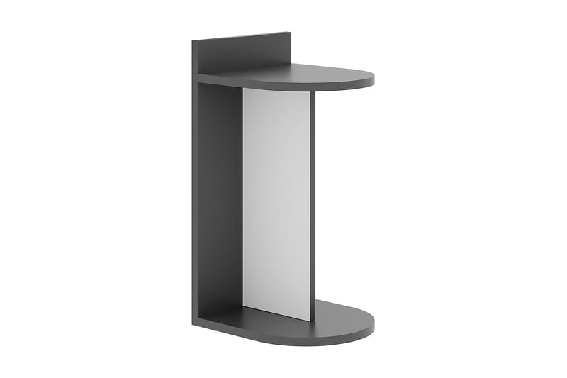 Side Table Hvit|Antrasitt - Møbler - Bord - Konsollbord & avlastningsbord - Lampebord &
