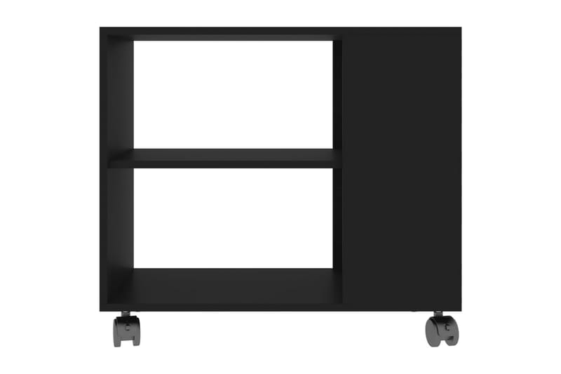 Sidebord svart 70x35x55 cm sponplate - Svart - Møbler - Bord - Avlastningsbord - Sengebord & nattbord