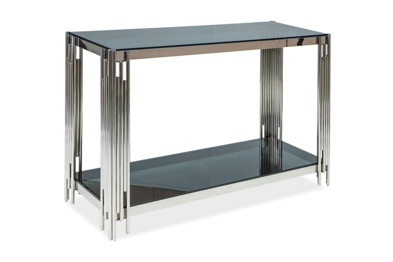 Fossilana Konsollbord 120 cm - Glass/Sølv - Møbler - Bord - Konsollbord & avlastningsbord - Konsollbord