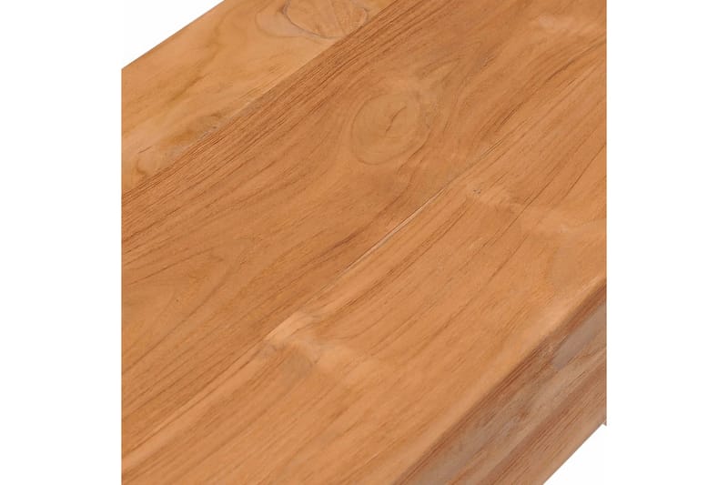 Konsollbord 110x35x75 cm heltre teak - Brun - Møbler - Bord - Konsollbord & avlastningsbord - Konsollbord
